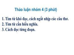 Bài giảng Tiếng Việt 4 (Kết nối tri thức) - B