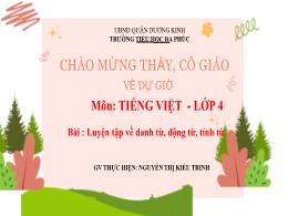 Bài giảng Tiếng Việt 4 (Kết nối tri thức) - B