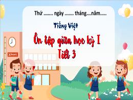 Bài giảng Tiếng Việt 4 (Kết nối tri thức) - B