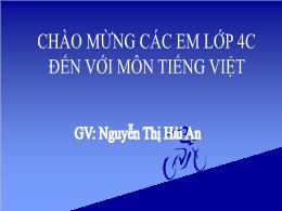Bài giảng Tiếng Việt 4 (Kết nối tri thức) - B