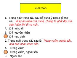 Bài giảng Tiếng Việt 4 (Kết nối tri thức) - T