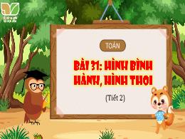Bài giảng Toán 4 (Kết nối tri thức) - Bài 31:
