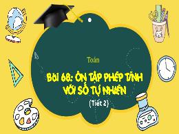 Bài giảng Toán 4 (Kết nối tri thức) - Bài 68: