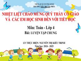 Bài giảng Toán 4 (Kết nối tri thức) - Bài: Lu