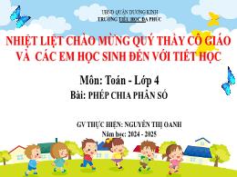 Bài giảng Toán 4 (Kết nối tri thức) - Bài: Ph