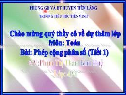 Bài giảng Toán 4 (Kết nối tri thức) - Bài: Ph