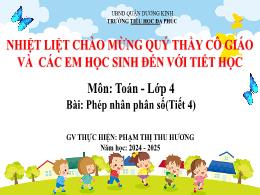 Bài giảng Toán 4 (Kết nối tri thức) - Bài: Ph