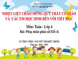 Bài giảng Toán 4 (Kết nối tri thức) - Bài: Ph