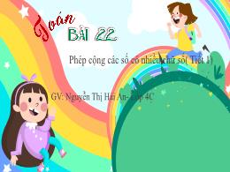 Bài giảng Toán Lớp 4 (Kết nối tri thức) - Bài