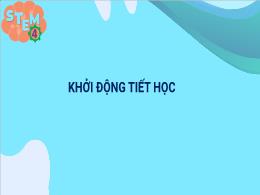 Bài hoặc Tin học Stem 4 - Bài 16: Chương trìn