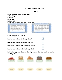 Bài kiểm tra cuối tuần môn Toán 4 - Tuần 9