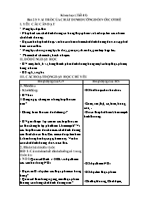 Giáo án Khoa học 4 (Kết nối tri thức) - Bài 2