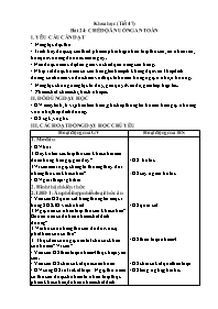 Giáo án Khoa học 4 (Kết nối tri thức) - Bài 2