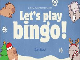 Slide trò chơi Powerpoint - Bingo game