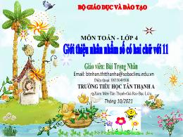 Bài giảng Toán 4 - Bài: Giới thiệu nhân nhẩm 