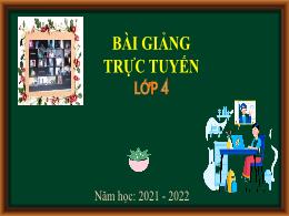 Bài giảng Toán 4 - Bài: Ôn tập các số đến 100