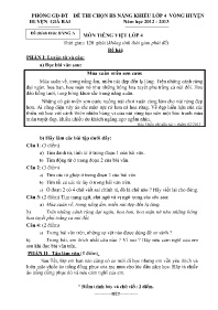 Đề thi chọn HS năng khiếu Tiếng Việt 4 - Bảng