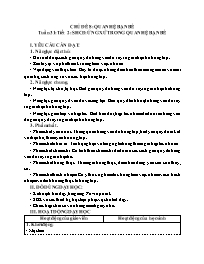 Bài giảng Hoạt động trải nghiệm 4 - Chủ đề 8: