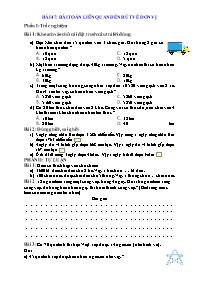 Bài tập ôn tập Toán 4 - Bài 47: Bài toán liên