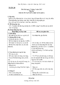 Giáo án các môn Lớp 4 - Tuần 28 - Năm học 202