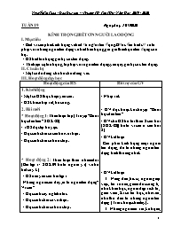 Giáo án Đạo đức 4 - Tuần 19-27 - Năm học 2019