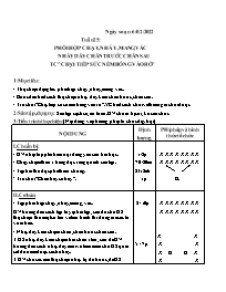 Giáo án Giáo dục thể chất 4 - Tuần 25: Phối h