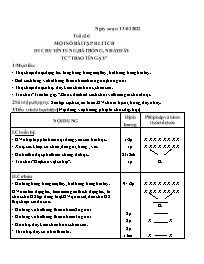 Giáo án Giáo dục thể chất 4 - Tuần 26: Một số