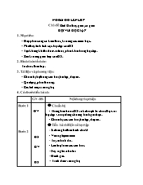 Giáo án Hoạt động ngoài giờ lên lớp 4 - Chủ đ