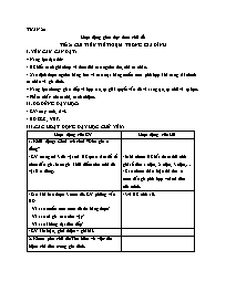 Giáo án Hoạt động trải nghiệm 4 - Tuần 20