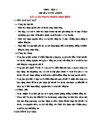 Giáo án Khoa học 4 - Chủ đề 2: Năng lượng - B