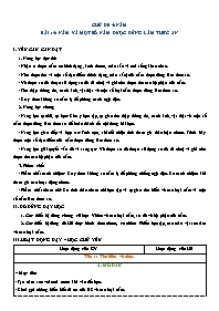 Giáo án Khoa học 4 - Chủ đề 4: Nấm - Bài 15:
