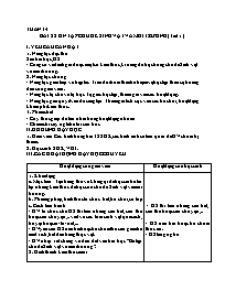 Giáo án Khoa học 4 - Tuần 34