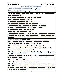 Giáo án Mĩ thuật 4 - Tuần 30-35 - Nguyễn Văn 