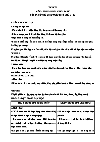 Giáo án môn Toán Lớp 4 - Tuần 32
