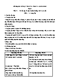 Giáo án môn Toán Lớp 4 - Tuần 35