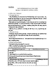 Giáo án Tiếng Việt 4 - Tuần 13, Chủ điểm: Họ 
