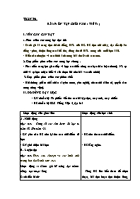 Giáo án Tiếng Việt 4 - Tuần 35, Bài 19: Ôn tậ