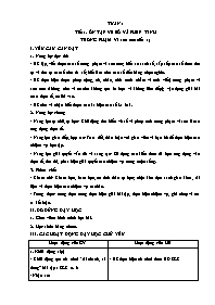 Giáo án Toán 4 - Tuần 1, Tiết 1-5