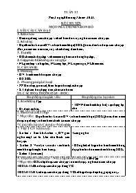 Kế hoạch bài dạy các môn Khối 4 - Tuần 12 - N