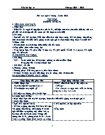 Kế hoạch bài dạy các môn Lớp 4 - Tuần 21 - Nă