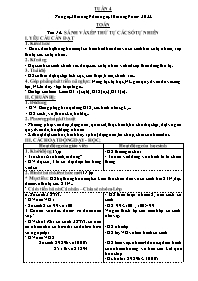 Kế hoạch bài dạy các môn Lớp 4 - Tuần 4 - Năm