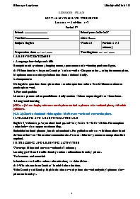 KHBD Tiếng Anh lớp 4 Global Success năm học 2